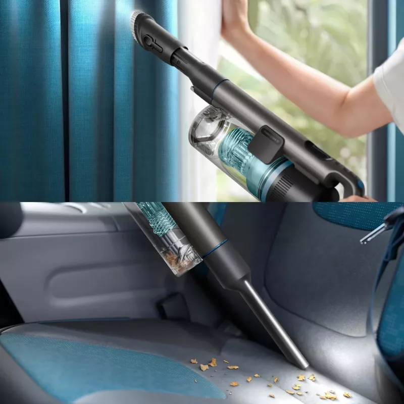 2-in-1 lazdinis dulkių siurblys Philips XC8155/01 – belaidis sausam ir šlapiam valymui, 25,2 V, 0,6 L talpa, mėlynas