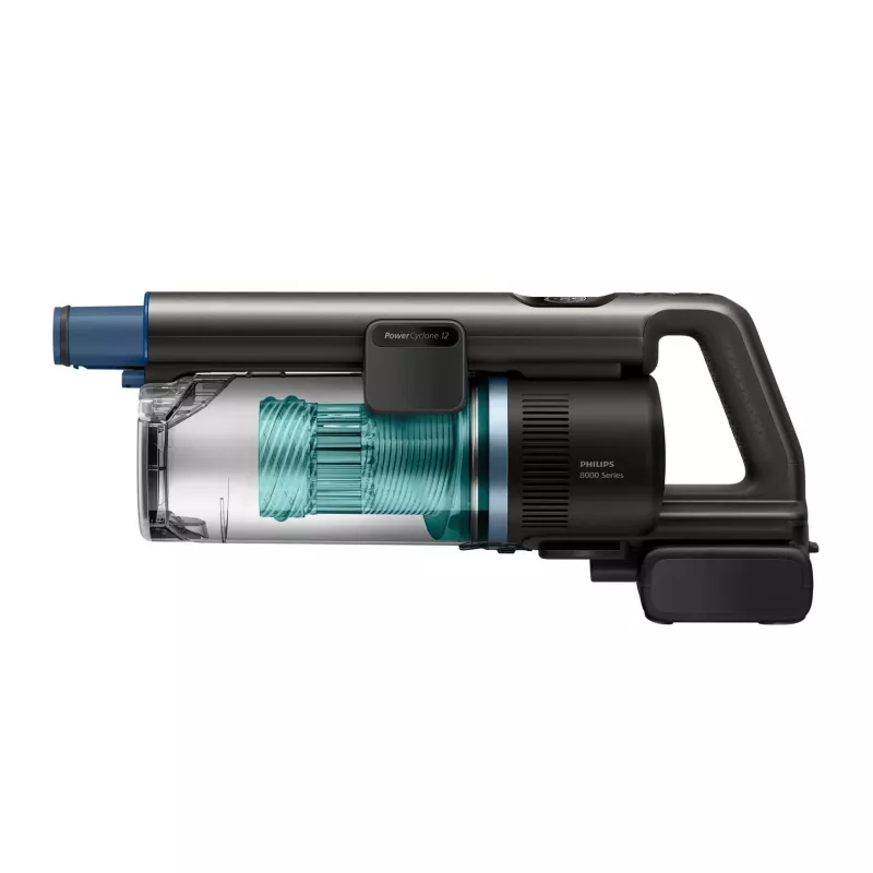 2-in-1 lazdinis dulkių siurblys Philips XC8155/01 – belaidis sausam ir šlapiam valymui, 25,2 V, 0,6 L talpa, mėlynas