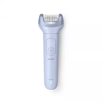 Epiliatorius Philips 8000 serijos BRE711/00 – 32 pincetai, 2 greičiai, šlapias ir sausas naudojimas, įmontuota ličio jonų baterija, mėlynas