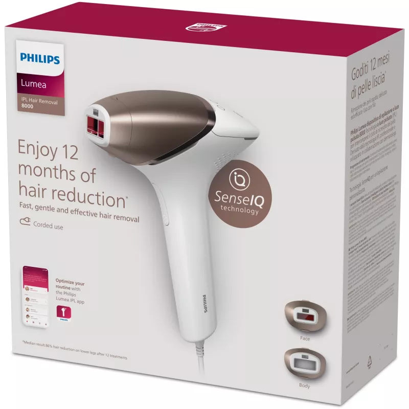 Philips Lumea Prestige BRI945/00 IPL plaukų šalinimo prietaisas su SenseIQ technologija
