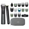 Trimeris Philips All-in-One 9000 Series MG9556/15 — 19-in-1, akumuliatorinis, šlapiam ir sausam kirpimui, juodas