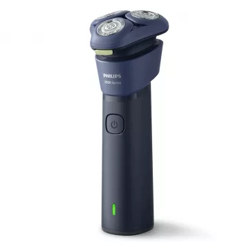 Rotacinis skustuvas Philips 2000 serijos S2885/00 – 3 galvutės, NiMH akumuliatorius, šlapias ir sausas skutimas, mėlyna
