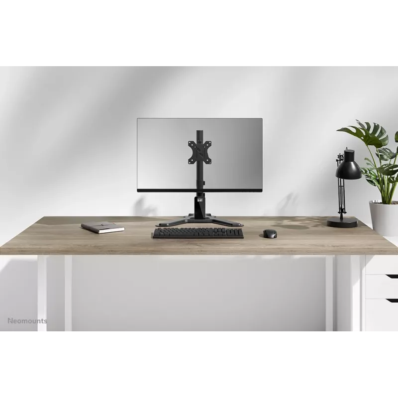 Monitorio stovas Neomounts DS45-600BL1 vienam ekranui 10–32 colių, VESA 75x75–100x100, iki 9 kg, laisvai pastatomas, juodas