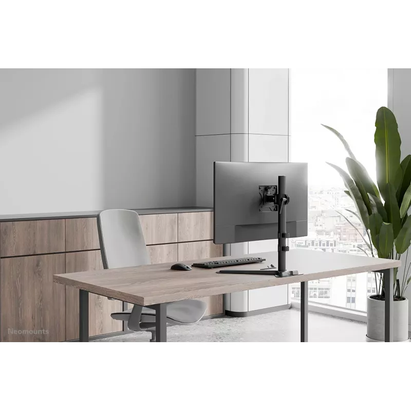 Monitorio stovas Neomounts DS45-600BL1 vienam ekranui 10–32 colių, VESA 75x75–100x100, iki 9 kg, laisvai pastatomas, juodas