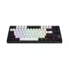 Belaidė žaidimų klaviatūra HATOR Skyfall 80 MAG ULTIMA 8K, magnetiniai jungikliai, QWERTY US English, juoda/balta