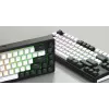 Belaidė žaidimų klaviatūra HATOR Skyfall 80 MAG ULTIMA 8K, magnetiniai jungikliai, QWERTY US English, juoda/balta