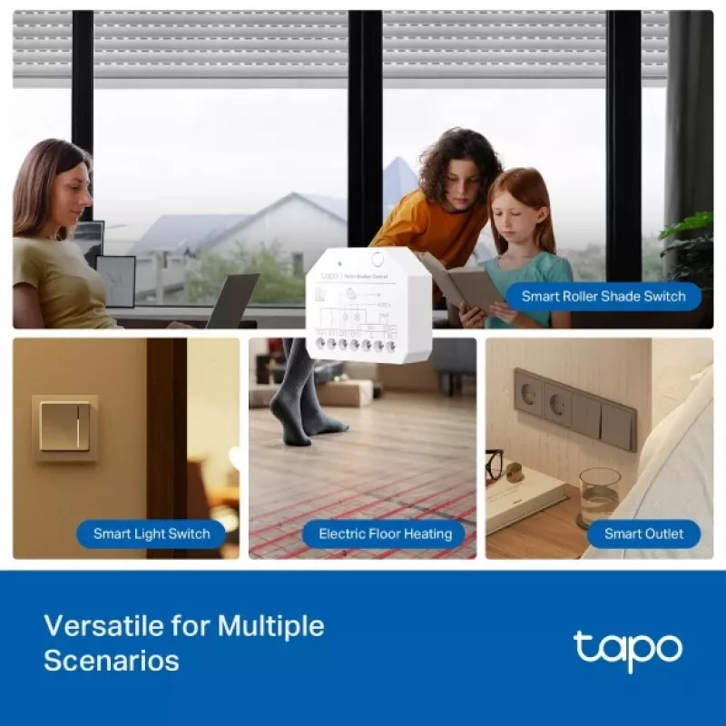 TP-Link Tapo Smart Switch Module S112 – išmanusis jungiklio modulis