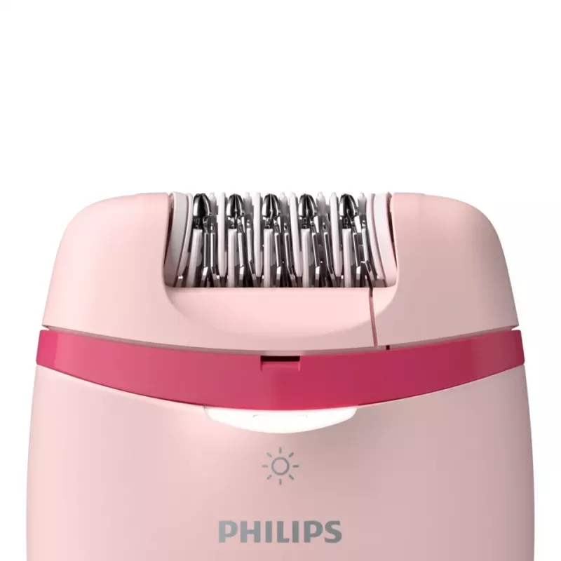 Philips Satinelle Essential BRE285/00 laidas epiliatorius, baltas/rožinis