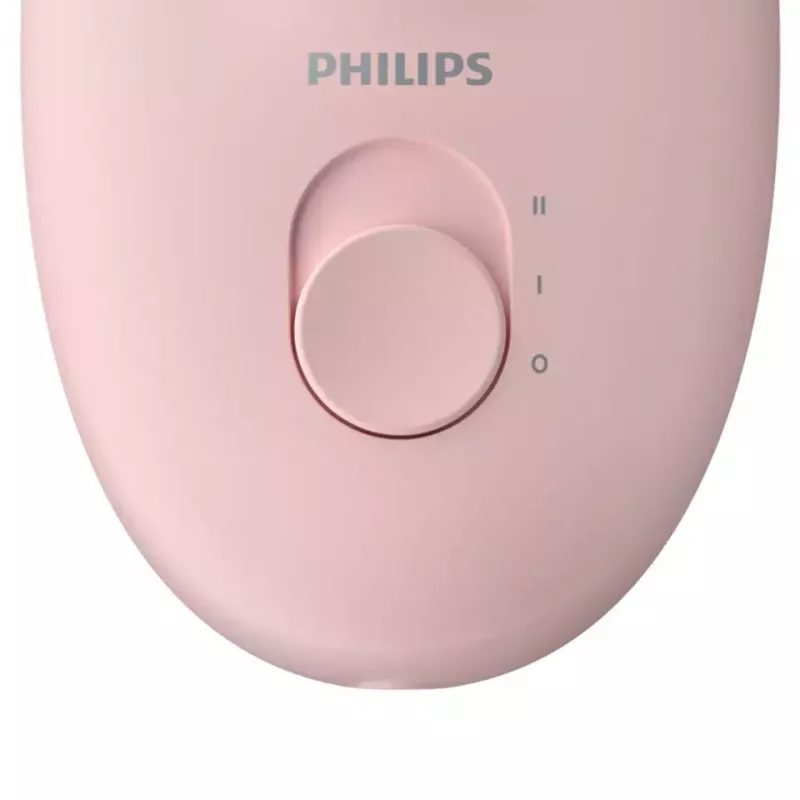 Philips Satinelle Essential BRE285/00 laidas epiliatorius, baltas/rožinis