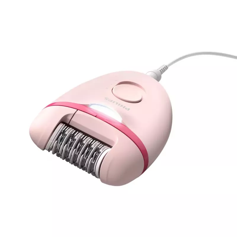 Philips Satinelle Essential BRE285/00 laidas epiliatorius, baltas/rožinis