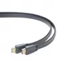 HDMI-HDMI laidas v2.0 3D TV High Speed Ethernet 1,8 m plokščias (auksuoti kontaktai)