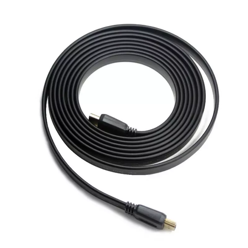 HDMI-HDMI laidas v2.0 3D TV High Speed Ethernet 1,8 m plokščias (auksuoti kontaktai)