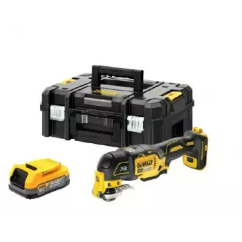 Įrankis svyruojantis šepetinis, baterija 1,7 Ah, 32 dalys, TSTAK 18 V DEWALT