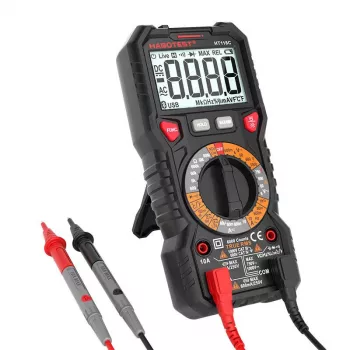 Skaitmeninis multimetras su žibintuvėliu Habotest HT118C, True RMS, NCV, akumuliatorių testavimas
