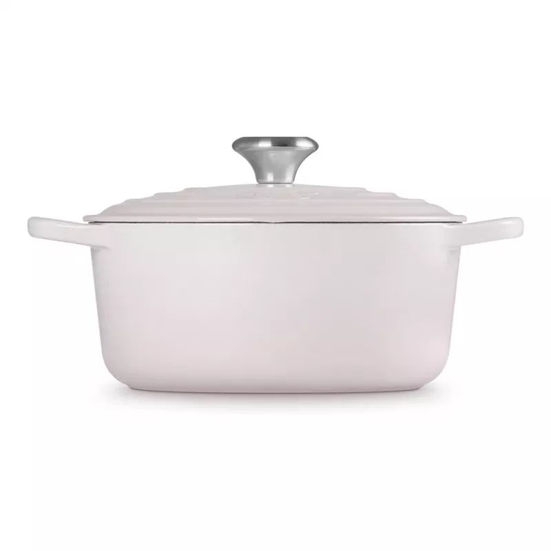 Le Creuset Signature ketaus apvalus troškintuvas 24 cm rožinė