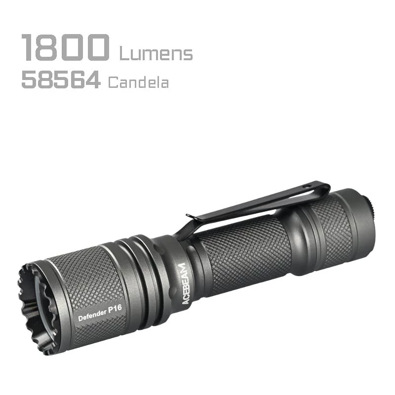 AceBeam P16 įkraunamas LED prožektorius 1000 liumenų pilka