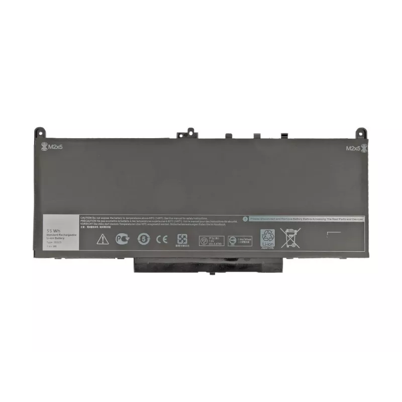 Mitsu baterija, skirta Dell Latitude E7270, E7470, 7200 mAh (55 Wh)