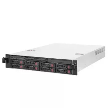 Dėklas HDD Silverstone RM22-308 2.5/3.5 colio 10 vietų Juoda Balta