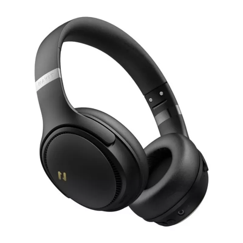 Belaidės ausinės HAVIT H630BT PRO – Į ausį dedamos, ANC, juodos, skirtos skambučiams, muzikai ir sportui