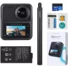 Veiksmo kamera KanDao QooCam 3 Travel Combo – 360° įrašymas, 4K vaizdo kokybė, 3D palaikymas
