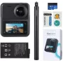 Veiksmo kamera KanDao QooCam 3 Travel Combo – 360° įrašymas, 4K vaizdo kokybė, 3D palaikymas