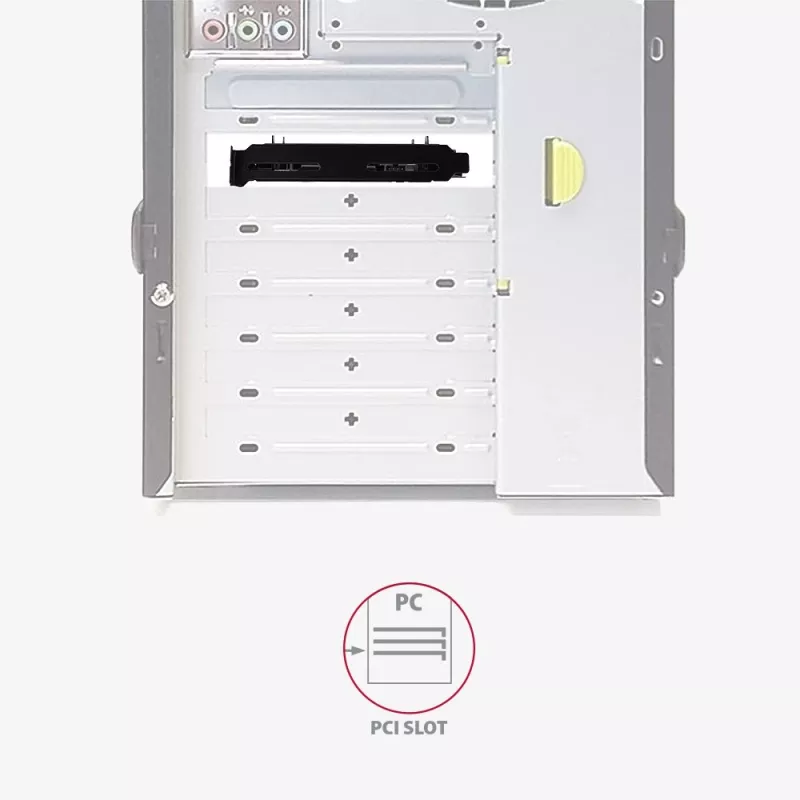 AXAGON RHD-P25 metalinis rėmelis 2x 2,5 colio į 3,5 colio / PCI