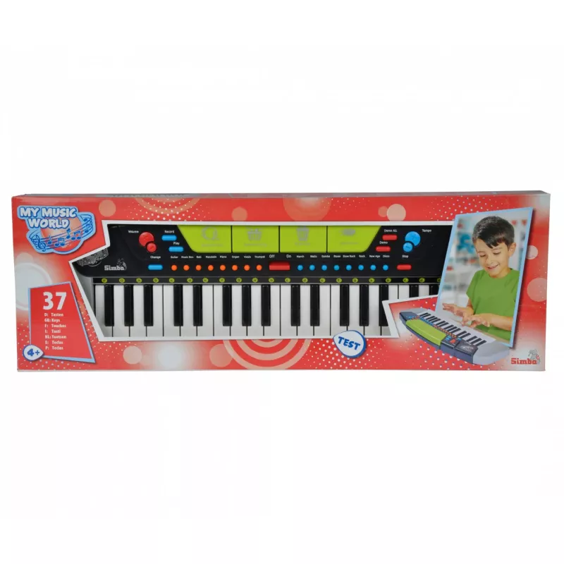 Vaikiška elektrinė klaviatūra Simba-Dickie Simba My Music World Keyboard Modern Style