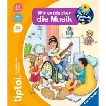 tiptoi Kodėl? Kaip? Kam? Mes atrandame muziką, Mokomoji knyga