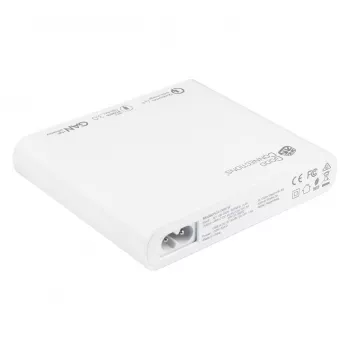 Alcasa PCA-D001V Universalus baltas greitasis kroviklis 120 W su dviem USB-C