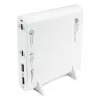 Alcasa PCA-D001V Universalus baltas greitasis kroviklis 120 W su dviem USB-C