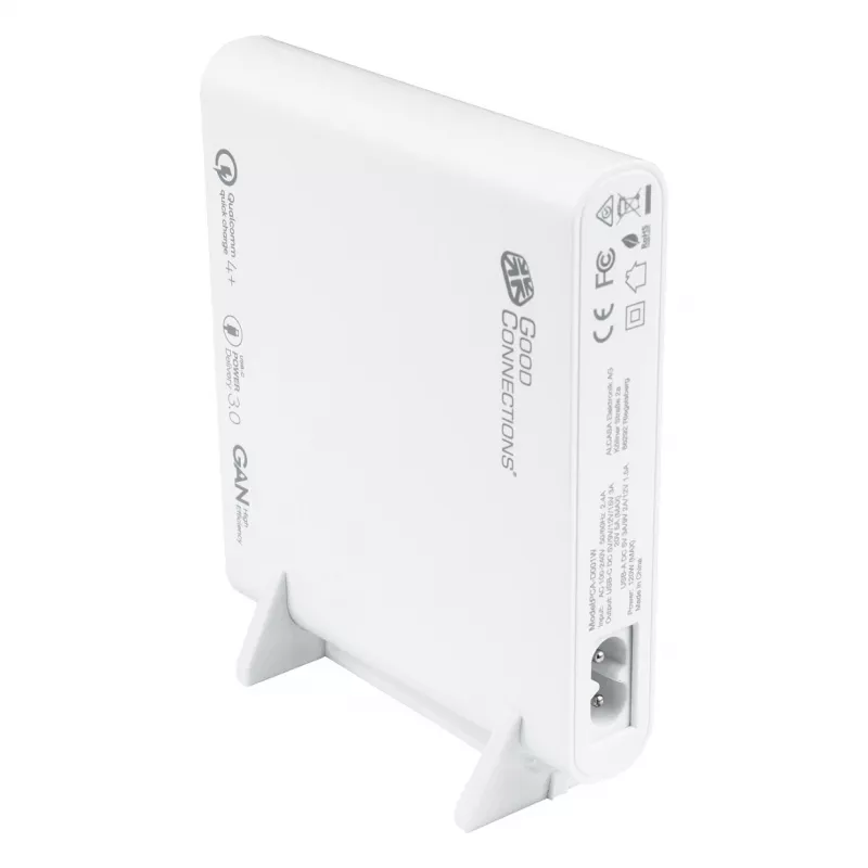 Alcasa PCA-D001V Universalus baltas greitasis kroviklis 120 W su dviem USB-C