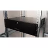 Įtraukiamas stalčius su užraktu Equip 19'' 3U RAL9005 juodas
