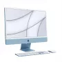 APPLE iMac Z1E5 59,62 cm 23,5 colio standartinis stiklas M4 8C CPU/8C GPU/16C N.E. 16GB 256GB SSD Gbit Eth MM NumKey TID DE Mėlyna (Z1E5-MWUF3D/A-0799NS)