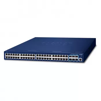 Valdomas L3 Gigabit Ethernet jungiklis PLANET SGS-6310-48T6X 48 prievadai 1U