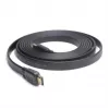 HDMI-HDMI plokščias laidas 3 m V2.0 CC-HDMI4F-10 Gembird