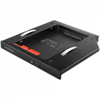 AXAGON RSS-CD12 2.5 colio SSD/HDD adapteris optiniam diskui 12,7 mm su LED