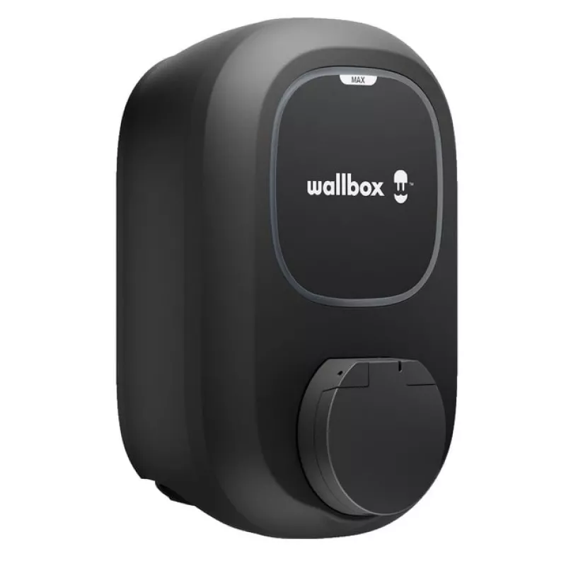 Wallbox Pulsar MAX Socket 22 kW Wi‑Fi Bluetooth – elektromobilio įkrovimo stotelė su lizdu
