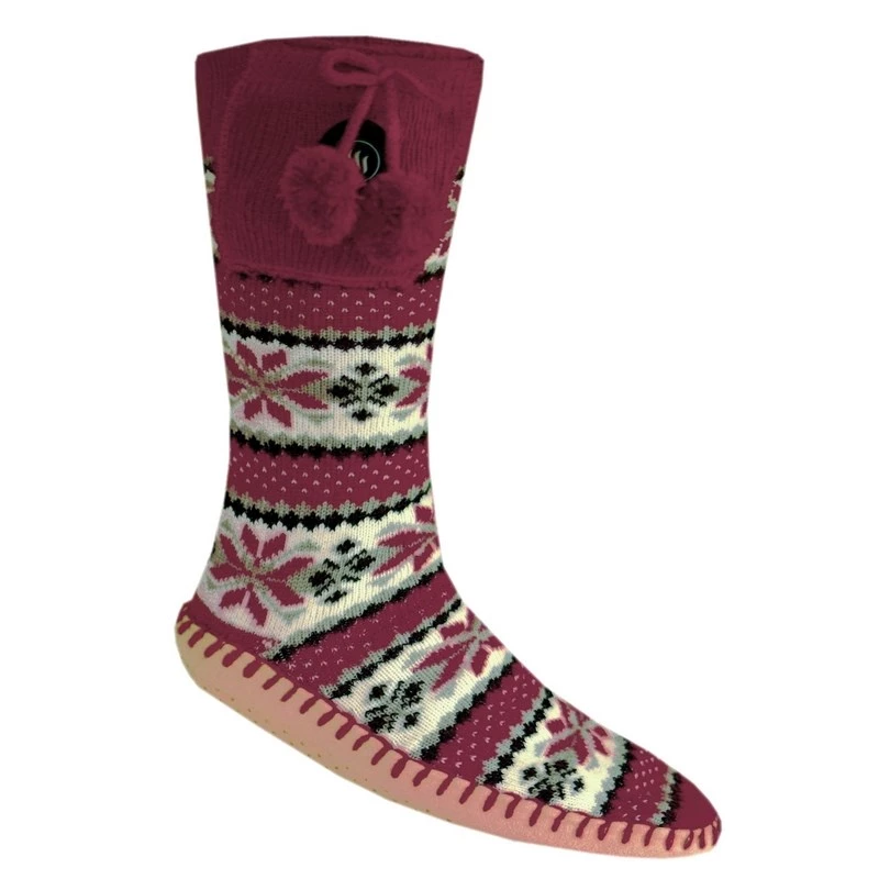 Šlepetės Glovii GQ5L bordo spalvos