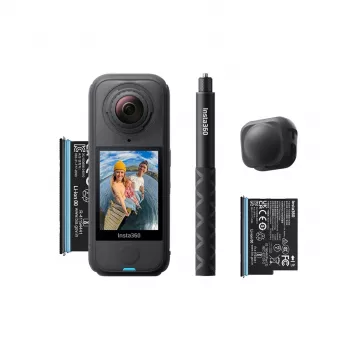 Veiksmo kamera Insta360 X4AIR – 8K itin aukšta raiška, 120 kadrų per sekundę, 29 MP, atspari vandeniui iki 15 m, 2010 mAh, 165 g