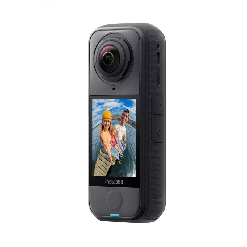 Veiksmo kamera Insta360 X4AIR – 8K itin aukšta raiška, 120 kadrų per sekundę, 29 MP, atspari vandeniui iki 15 m, 2010 mAh, 165 g