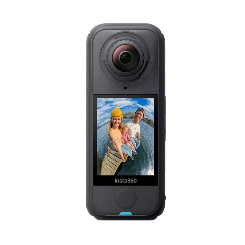 Veiksmo kamera Insta360 X4AIR – 8K itin aukšta raiška, 120 kadrų per sekundę, 29 MP, atspari vandeniui iki 15 m, 2010 mAh, 165 g