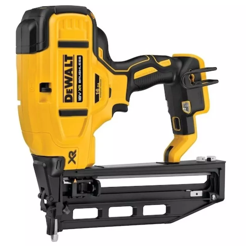 Vinys pistoletas DeWALT DCN662NT-XJ baterinis tiesiu magazinu geltonas 3,2-6,4 cm