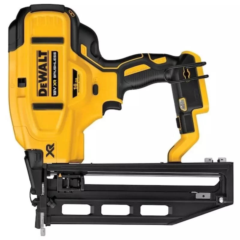 Vinys pistoletas DeWALT DCN662NT-XJ baterinis tiesiu magazinu geltonas 3,2-6,4 cm