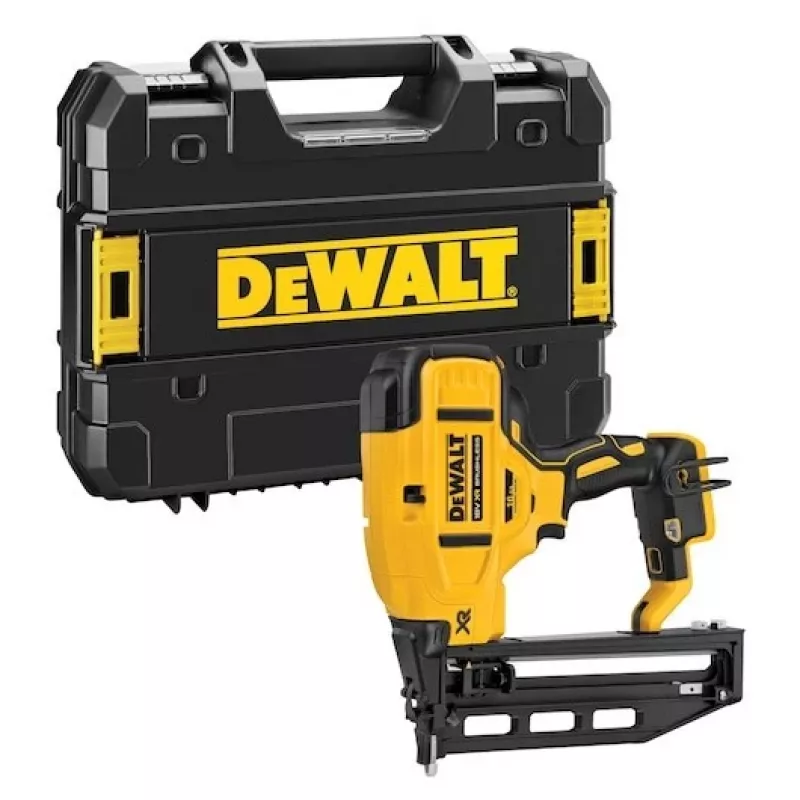 Vinys pistoletas DeWALT DCN662NT-XJ baterinis tiesiu magazinu geltonas 3,2-6,4 cm