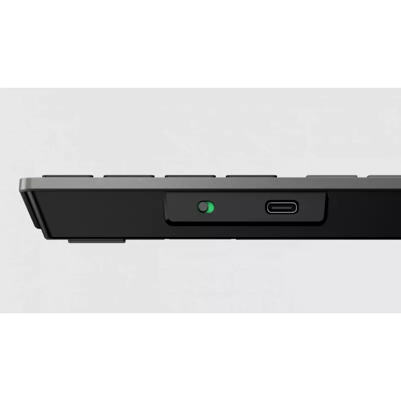 HP 720 belaidė daugiaįrenginė įkraunama klaviatūra, pilno dydžio, USB/Bluetooth