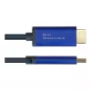 Alcasa 4860-SF030B 3 m adapteris DisplayPort į HDMI, juodai mėlynas