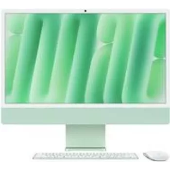 APPLE iMac Z1EM 59,62 cm 23,5 colio standartinis stiklas M4 10C CPU/10C GPU/16C N.E. 16 GB 256 GB SSD Gbit Eth MM NumKey TID DE Žalia (Z1EM-MWUY3D/A-07CRBT)