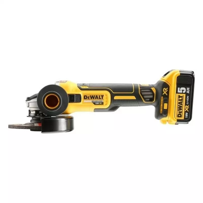 DeWalt DCK2026P2T-QW Kombinuotas rinkinys DCD805 + DCG405, 18 V XR 2×5,0 Ah juoda, geltona
