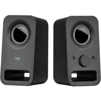 Logitech Z150 multimedijos garsiakalbiai – vidurnakčio juoda