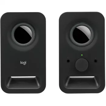 Logitech Z150 multimedijos garsiakalbiai – vidurnakčio juoda